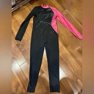 Kids Black and Pink Leotard